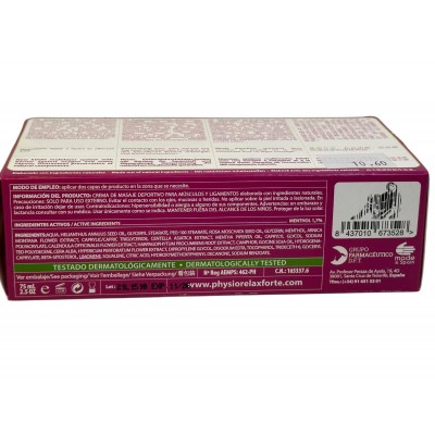 Physiorelax Forte Plus 75mL Physiorelax 165337.6 Articulaciones, Huesos, Tendones y Musculos, componen el Aparato Locomotor s...