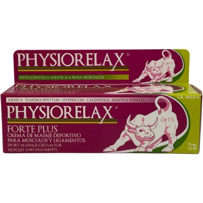 Physiorelax Forte Plus 75mL Physiorelax 165337.6 Articulaciones, Huesos, Tendones y Musculos, componen el Aparato Locomotor s...