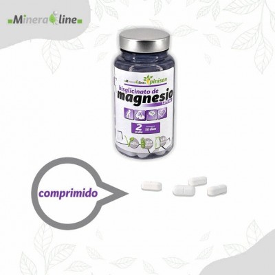 Bisglicinato de MAGNESIO 1875mg 60 comprimidos de Pinisan Pinisan 106.00262 Suplementos Minerales  salud.bio
