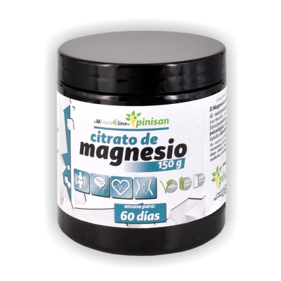 CITRATO de MAGNESIO 150 gramos en polvo de Pinisan Pinisan 106.00272 Suplementos Minerales  salud.bio