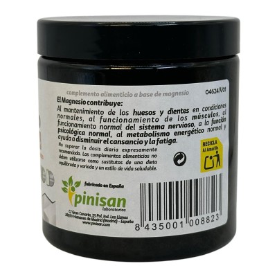 MAGNESIO TOTAL x4 (bisglicinato, citrato, malato, taurato) 150gr en polvo de Pinisan Pinisan 106.00278 Suplementos Minerales ...