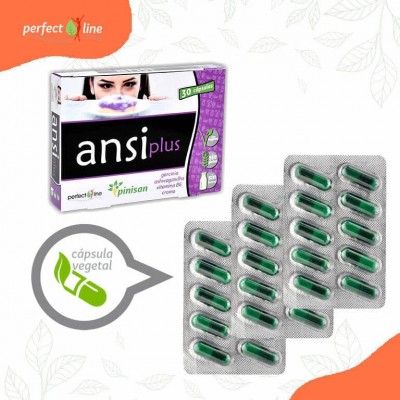 Ansi PLUS (perfect line) ayuda control apetito 30 Cápsulas de Pinisan Pinisan MYC-00841 Quemagrasas y similares salud.bio