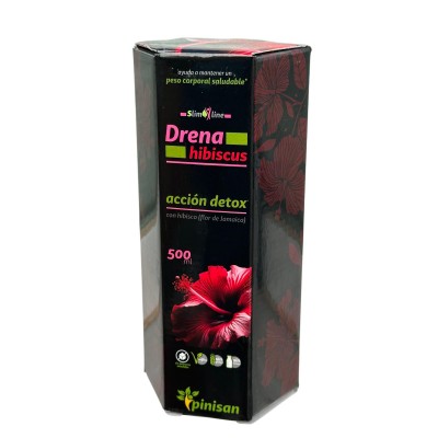 DRENA HIBISCUS de 500 ml de Pinisan Pinisan MYC-00859 Drenantes y Diureticos salud.bio
