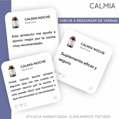 Calmia Noche con 1.9mg Melatonina 60 Cápsulas de Webotanix WEBOTANIX WEB-22309 insomnio y descanso salud.bio