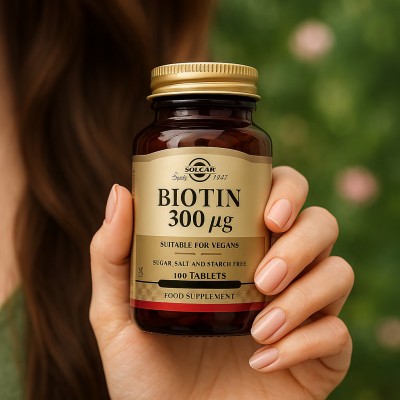 Biotina 300mcg. 100 comprimidos de Solgar Solgar 050280 Vitaminas y Minerales salud.bio