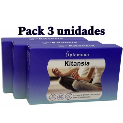 Pack 3 unidades Kitansia (con casozepina) de Plameca Plameca 3PLA-845558 Estados emocionales, ansiedad, estrés, depresión, re...