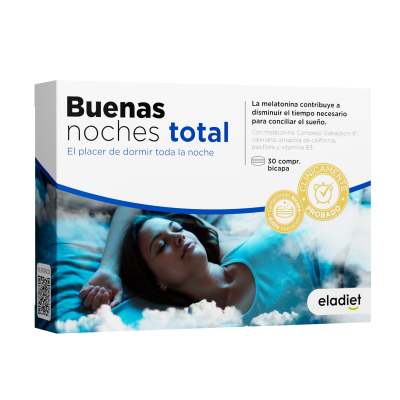 Buenas Noches TOTAL 30 Comprimidos Bicapa de Eladiet Eladiet ELA-21776 insomnio y descanso salud.bio