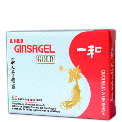 Ginseng IL HWA Ginsagel GOLD 20 cápsulas de Tongil Tongil A07 Cansancio, fatiga, astenia primaveral salud.bio