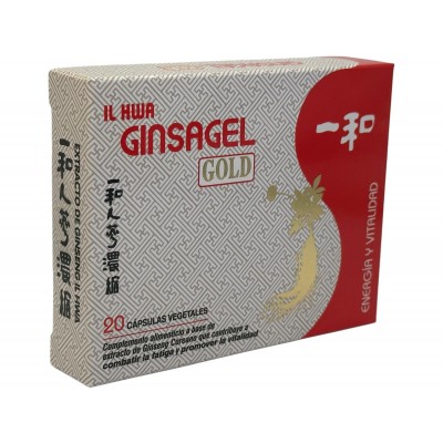 Ginseng IL HWA Ginsagel GOLD 20 cápsulas de Tongil Tongil A07 Cansancio, fatiga, astenia primaveral salud.bio