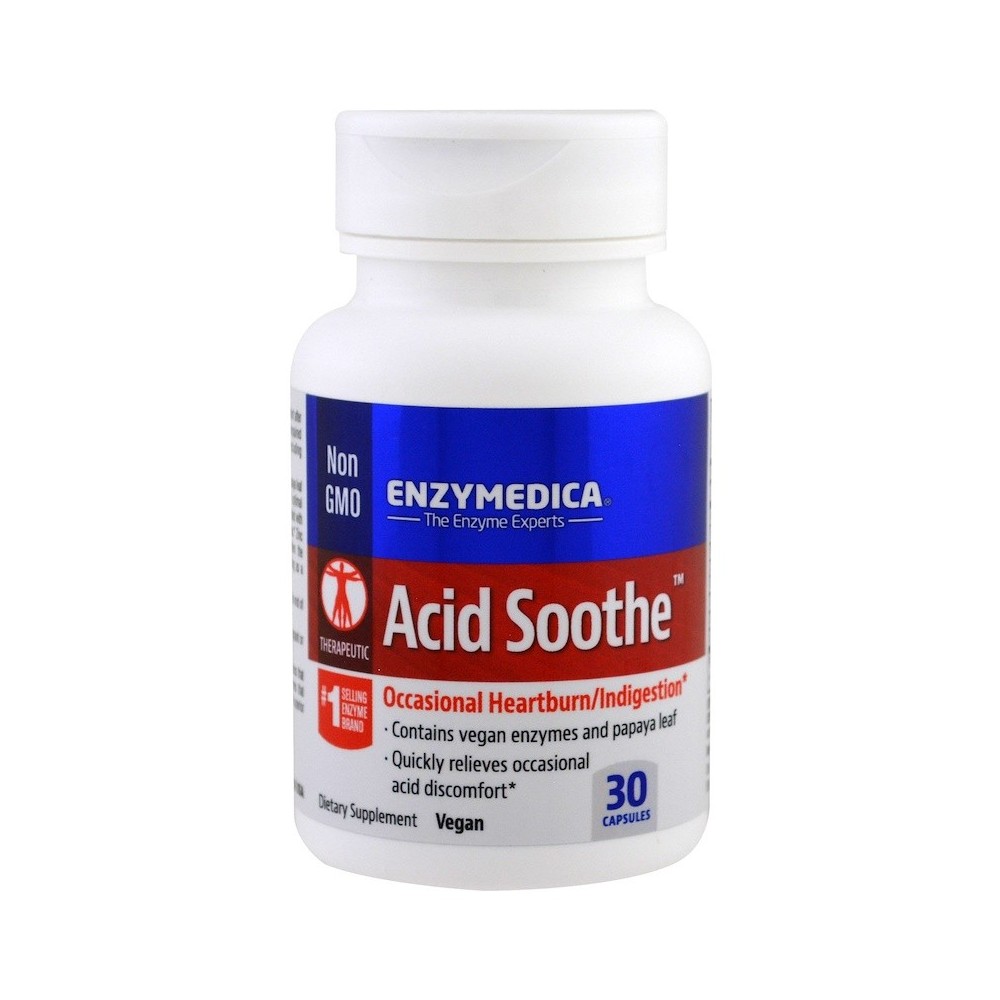 Acid soothe 30 cápsulas Vegetales de Enzymedica Enzymedica ENZ13121 Ayudas aparato Digestivo salud.bio