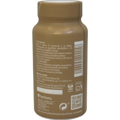 MAGNESIO Bisglicinato 1.250mg (dosis) 100% quelado 60 comprimidos de Herbora Herbora HER-20205 Suplementos Minerales  salud.bio
