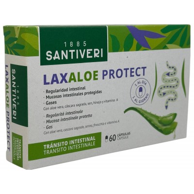 LaxAloe Protec 60 cápsulas de Santiveri Santiveri  59650001 Laxantes salud.bio