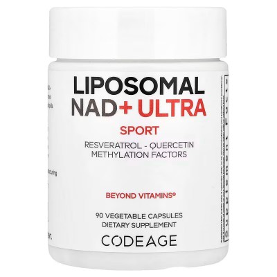NAD+ 500mg Liposomal ULTRA sport 90 cápsulas vegetales de Codeage Codeage AGE-60903 Antioxidantes salud.bio