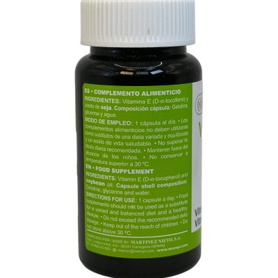 Vitamina E 400 UI Línea VITAHELP de Marnys Marnys MN809 Vitaminas y Minerales salud.bio