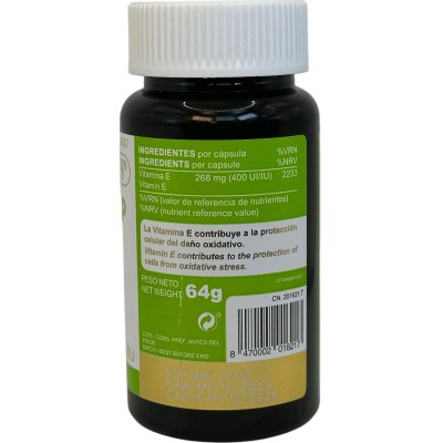 Vitamina E 400 UI Línea VITAHELP de Marnys Marnys MN809 Vitaminas y Minerales salud.bio