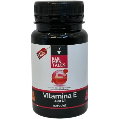 Vitamina E 268mg 400Ui en 60 perlas de Novadiet Novadiet NOV-53525 Vitamina E salud.bio