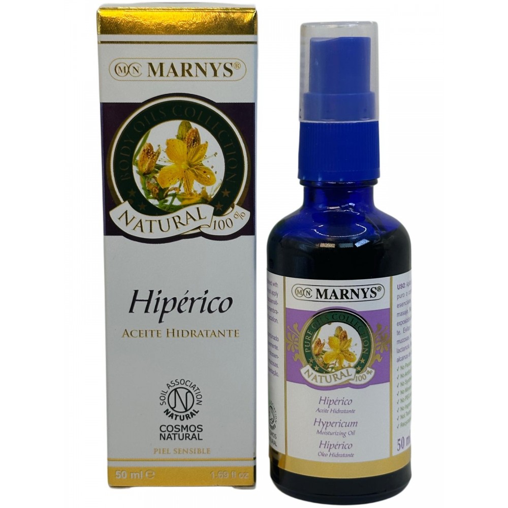 Aceite Hidratante Hipérico 50ml de Marnys Marnys AP219 Uso tópico salud.bio