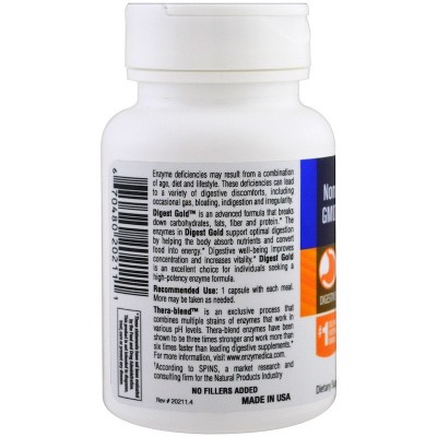 Digest Gold con ATPro 45 Cápsulas de Enzymedica Enzymedica ENZ13211 Ayudas aparato Digestivo salud.bio