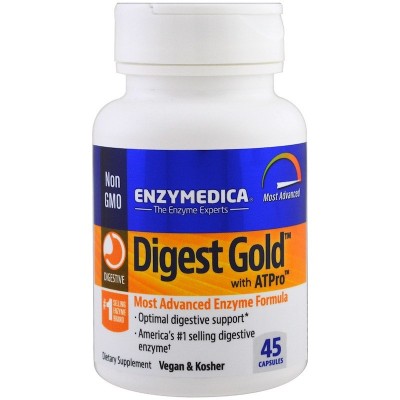 Digest Gold con ATPro 45 Cápsulas de Enzymedica Enzymedica ENZ13211 Ayudas aparato Digestivo salud.bio