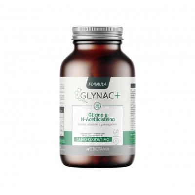 GlyNAC+ (Fórmula Daño Oxidativo) 60 cápsulas Vegetales de Webotanix WEBOTANIX WEB-22354 Antioxidantes salud.bio