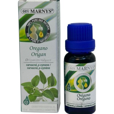 Aceite Esencial de Orégano Quimiotipado 15ml de MARNYS Marnys AA008 Aceites esenciales uso interno salud.bio