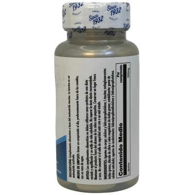 L-Taurina 500mg 60 comprimidos de KAL KAL KAL-87344 Cansancio, fatiga, astenia primaveral salud.bio