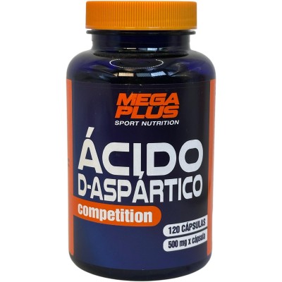 Ácido D-Aspártico 500mg 120 Cápsulas de Megaplus Megaplus 164016 Gainers: Los Mejores Suplementos Para Ganar Masa Muscular sa...