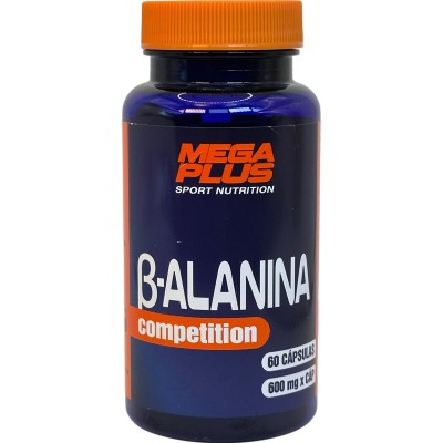 ß-alanina 600mg 60 cápsulas de MEGAPLUS Megaplus MEG-171011 Suplementos Deportivos (Complementos Alimenticios) salud.bio