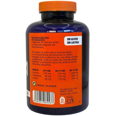 BCAA 4:1:1 Competition 150 Cápsulas de Megaplus Megaplus 132010 Proteinas salud.bio