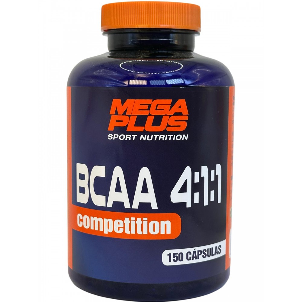BCAA 4:1:1 Competition 150 Cápsulas de Megaplus Megaplus 132010 Proteinas salud.bio