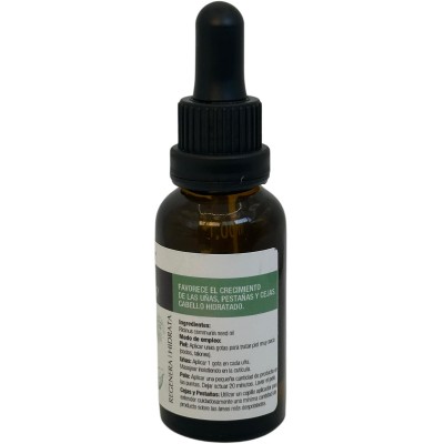 Aceite de Ricino 30ml de Plantis Artesania Agrícola ART-04603 Cosmética Natural salud.bio