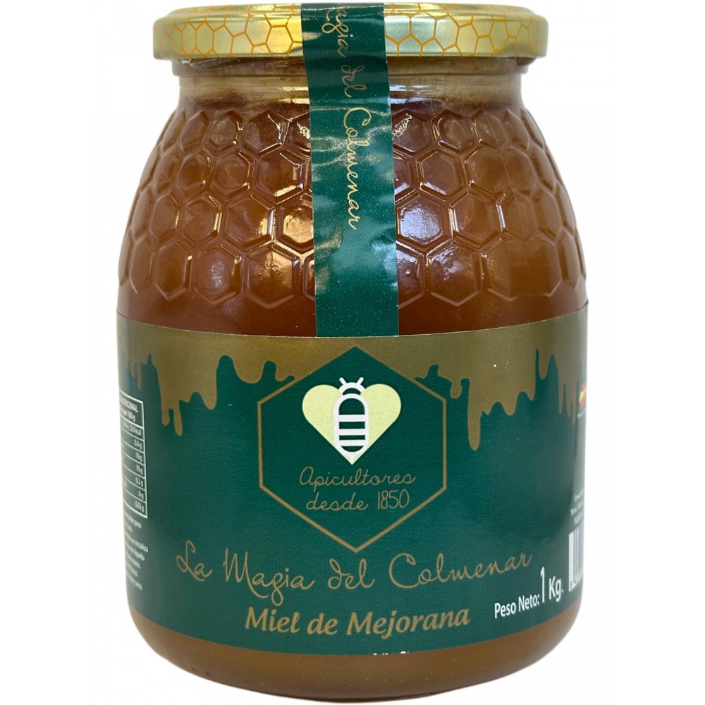 MIEL de Mejorana 1Kg de la Magia del Colmenar La Magia del colmenar 8437019239381 Miel, Polen, Jalea Real, Propolis salud.bio