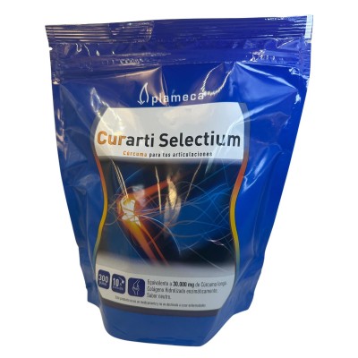 Curarti Selectium (Colágeno hidrolizado PLUS) y cúrcuma 300gr de Plameca Plameca PLA-84468 Articulaciones, Huesos, Tendones y...
