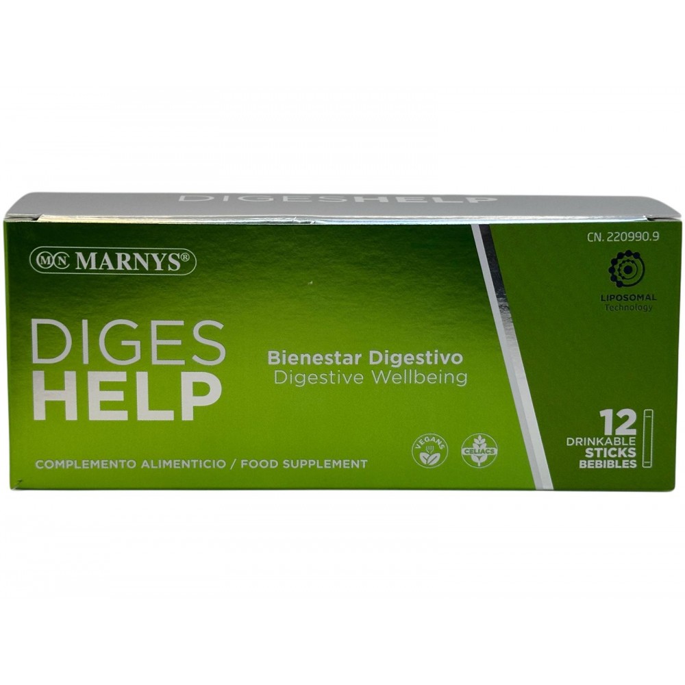 DIGESHELP 12 stick x 10 ml (Alivio de las molestias gastrointestinales) de Marnys Marnys MAR-20990 Ayudas aparato Digestivo s...