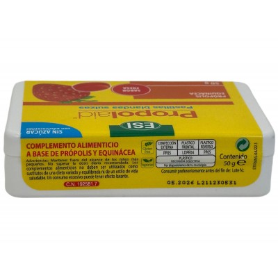 Propolaid Pastilla blanda suiza (Propolis y Equinacea) 50g de ESI ESI 21010280 Acción benéfica garganta y pecho salud.bio