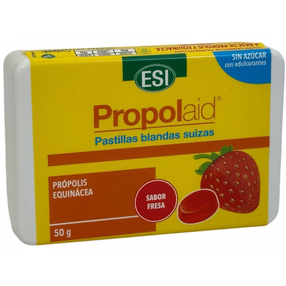 Propolaid Pastilla blanda suiza (Propolis y Equinacea) 50g de ESI ESI 21010280 Acción benéfica garganta y pecho salud.bio