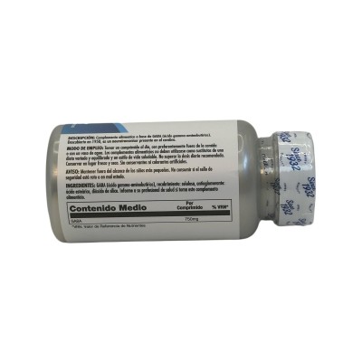Small GABA 750mg 30 comprimidos de KAL KAL KAL-90647 Estados emocionales, ansiedad, estrés, depresión, relax salud.bio