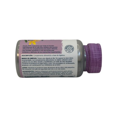 John´s Wort (Hipérico) 60 cápsulas vegetales de Solaray SOLARAY SOLA-36917 Estados emocionales, ansiedad, estrés, depresión, ...