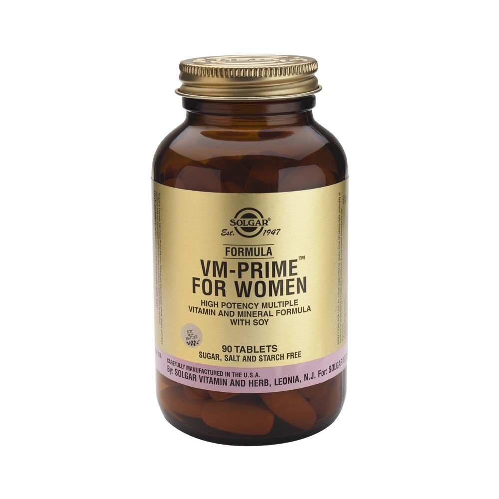 VM-Prime para Mujer 90 Comprimidos Solgar SOLGAR 1132954 Vitaminas y Multinutrientes salud.bio
