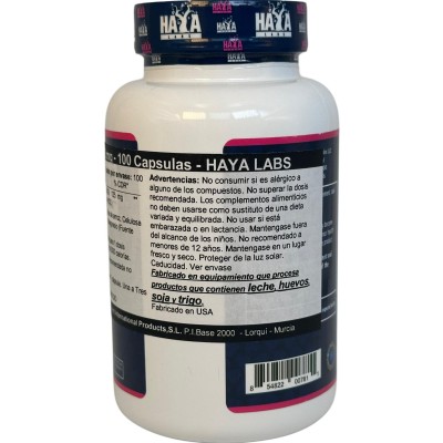 DMG (Dimetilglicina) 125 mg - 100 Caps. de Haya Labs Haya Labs HAY-00781 Antioxidantes salud.bio