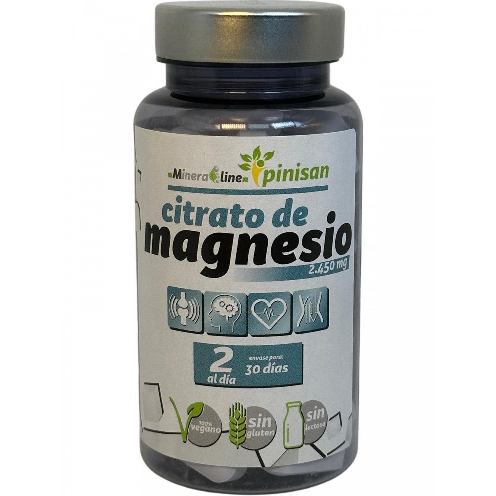 CITRATO de MAGNESIO 60 comprimidos de Pinisan Pinisan PIN-00849 Suplementos Minerales  salud.bio