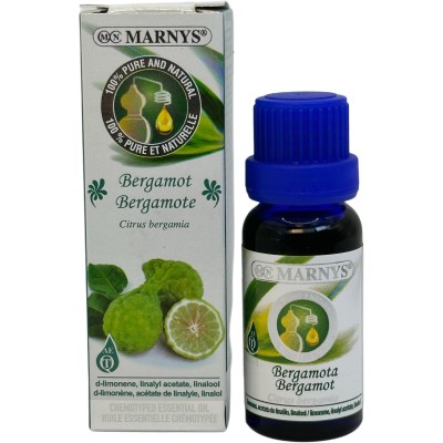 Aceite Esencial de Bergamota Marnys 15 ml Marnys AA030 Aceites esenciales uso interno salud.bio