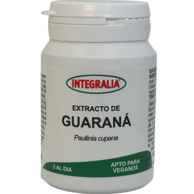 Extracto seco de Guaraná (Paullinia cupana) 60 cápsulas de Integralia INTEGRALIA INT-54655 Cansancio, fatiga, astenia primave...