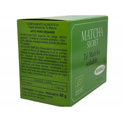 Té Matcha ECO Soluble 20 monodosis de Integralia INTEGRALIA 480 Infusiones salud.bio