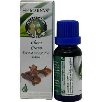 Aceite Esencial de Clavo 15 ml de Marnys Marnys AA003 Aceites esenciales uso interno salud.bio
