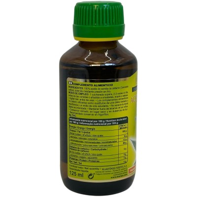 Aceite Puro de Semilla de Cáñamo (Cannabis sativa) 125ml Alimenticio de MARNYS® Marnys AP106 Aceites naturales salud.bio