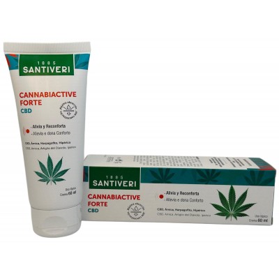 Cannabiactive FORTE CBD 60ml de Santiveri Santiveri  37237101 Articulaciones, Huesos, Tendones y Musculos, componen el Aparat...