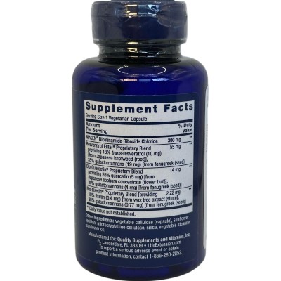 NAD+ Cell Regenerator™ and Resveratrol Elite™, Nicotinamide Riboside de Life Extension Life Extension LIF-02348 Antioxidantes...