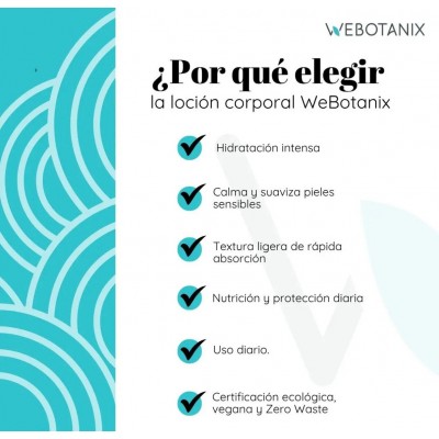 Loción Corporal 365 días BIO (Equilibra nutre y repara) 250ml de WeBotanix WE BOTANIX WEB-22311 Cosmética Natural salud.bio