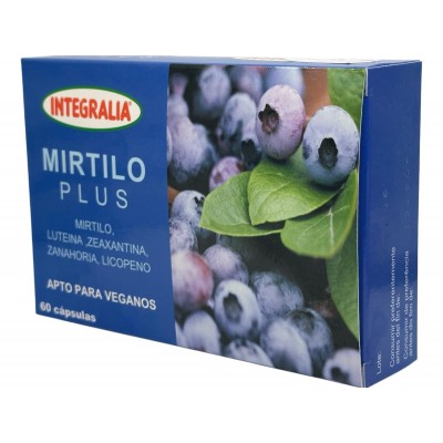 Mirtilo Plus (Luteina, Zeaxantina, Zanahoria, Licopeno) 60 cápsulas de Integralia INTEGRALIA 141 Ojos, visión salud.bio
